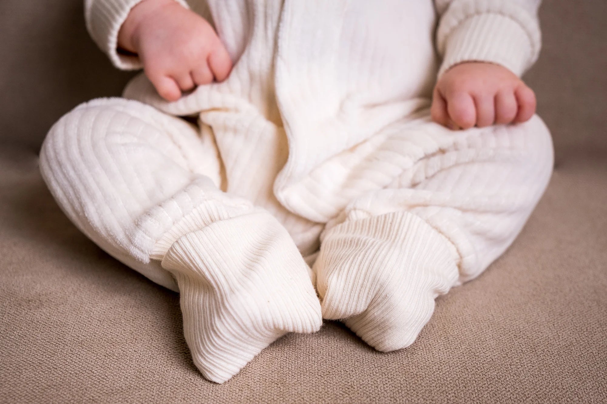BABY GROW PURE RIB